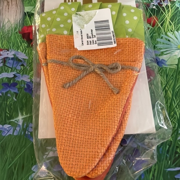 Isaac Mizrahi Set Of 4 Carrot Utensil Holders, Orange, NWT - Picture 4 of 4